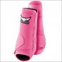 LARGE TREVOR BRAZILE RELENTLESS ALL AROUND HORSE SPORT HIND REAR BOOTS PAIR PINK