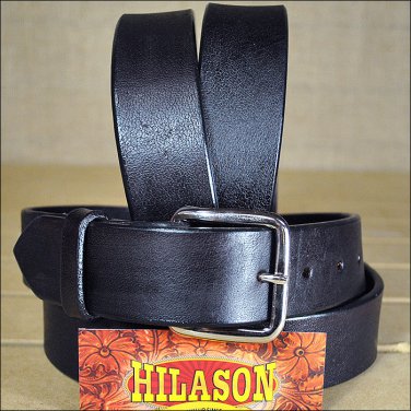 HILASON HAND MADE WESTERN TOUGH HEAVY DUTY LEATHER MEN'S WORK BELT DARKEST BROWN