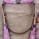 HILASON WESTERN LEATHER HORSE BRIDLE HEADSTALL DICE FLAMES CONCHO