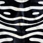 S1055 HILASON HAIR ON LEATHER PURE BRAZILIAN COWHIDE SKIN RUG CARPET ZEBRA