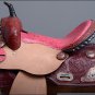 FI101F- WESTERN BARREL RACING TRAIL SADDLE 15 WITH BRIDLE BREAST COLLAR SET
