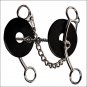 PROFESSIONAL CHOICE BRITTANY POZZI THREE PIECE TWISTED WIRE SNAFFLE HORSE BIT