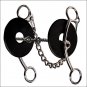 PROFESSIONAL CHOICE BRITTANY POZZI THREE PIECE TWISTED WIRE SNAFFLE HORSE BIT