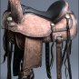 TT100ROARS-F HILASON ARABIAN WESTERN FLEX TREE ENDURANCE TRAIL RIDING SADDLE 16