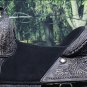 TW101BKRO-F HILASON BLACK TREELESS WESTERN TRAIL BARREL RACING HORSE SADDLE 17"