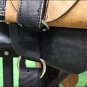 TW101BKRO-F HILASON BLACK TREELESS WESTERN TRAIL BARREL RACING HORSE SADDLE 17"