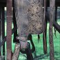 RI116RODB2 17" WESTERN LEATHER COWBOY RANCH ROPING PLEASURE RIDING HORSE SADDLE