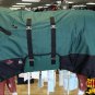 84" HILASON 1200D WINTER WATERPROOF POLY HORSE BLANKET BELLY WRAP HUNTER GREEN