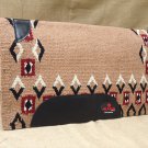FEP282 MADE IN USA HILASON WESTERN WOOL SHOCK BUSTER SADDLE BLANKET PAD BEIGE