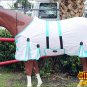 HILASON UV PROTECT AIRFLOW MESH HORSE FLY SHEET W/ BELLY STRAP WHITE
