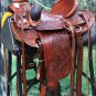 WD013MRID-17" HILASON BIG KING WESTERN WADE RANCH ROPING LEATHER HORSE SADDLE
