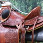 WD013MRID-17" HILASON BIG KING WESTERN WADE RANCH ROPING LEATHER HORSE SADDLE