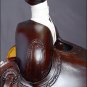 RS106DB 15" HILASON BIG KING WESTERN LEATHER WADE RANCH ROPING COWBOY SADDLE