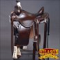 RS106DB 15" HILASON BIG KING WESTERN LEATHER WADE RANCH ROPING COWBOY SADDLE