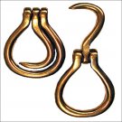 HILASON HORSE TACK BRASS FOLDING HOOF PICK