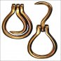 HILASON HORSE TACK BRASS FOLDING HOOF PICK