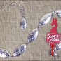 TONY LAMA LADIES SILVER CONCHO CHAIN BELT WESTERN COWGIRL