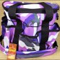CAMO PURPLE HILASON PREMIUM HORSE GROOMING TOTE KIT W/ PALM COMFORT TOOLS