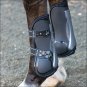 PROFESSIONAL CHOICE PRO OPEN FRONT HORSE TENDON BOOTS W/ TPU FASTENERS BLACK