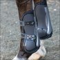 PROFESSIONAL CHOICE PRO OPEN FRONT HORSE TENDON BOOTS W/ TPU FASTENERS BLACK