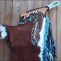 CH806V1-F HILASON BULL RIDING ALLIGATOR PRINT SMOOTH LEATHER RODEO WESTERN CHAPS