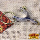 3/4 in. SPUR KEYCHAIN NICKEL PLATED BP BUTTON AND ROWEL