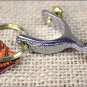 3/4 in. SPUR KEYCHAIN NICKEL PLATED BP BUTTON AND ROWEL