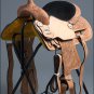 F067 HILASON BIG KING SERIES WESTERN YOUTH RANCH ROPING COWBOY LEATHER SADDLE 14