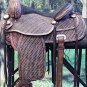 TT105RO-F HILASON FLEX-TREE TRAIL PLEASURE WESTERN ENDURANCE LEATHER SADDLE 16"