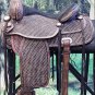TT105RO-F HILASON FLEX-TREE TRAIL PLEASURE WESTERN ENDURANCE LEATHER SADDLE 16"