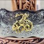0189A 24 x 1 INCH JUSTIN ANTIQUE TAN WESTERN EMBOSSED COWHIDE LEATHER CHILD BELT