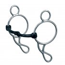 WEAVER LEATHER GAG HORSE BIT 5 INCH SWEET IRON SNAFFLE MOUTH