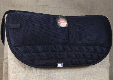 F-TA112 Hilason Western Gel Saddle Pad with Anti-Slip - BLACK