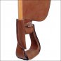 DARK OIL FULL GRAIN LEATHER FLAG POLE POST SADDLE HOLDER FOR PARADES CEREMONIES