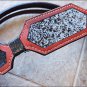 HILASON WESTERN LEATHER HORSE HEADSTALL BRIDLE MAHOGANY SILVER INLAY