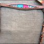 F519 NEW HILASON WESTERN HAND PAINT LEATHER HORSE BREAST COLLAR