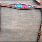 F519 NEW HILASON WESTERN HAND PAINT LEATHER HORSE BREAST COLLAR