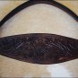 NEW HILASON WESTERN H TOOL LEATHER HORSE BRIDLE HEADSTALL MEDIUM BROWN