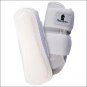 MEDIUM CLASSIC EQUINE AIRWAVE SPLINT BREATHABLE HORSE LEG BOOTS PAIR WHITE
