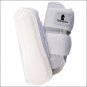 MEDIUM CLASSIC EQUINE AIRWAVE SPLINT BREATHABLE HORSE LEG BOOTS PAIR WHITE