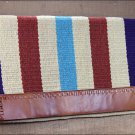PURPLE TURQOISE PROFESSIONAL CHOICE CASA ZIA NAVAJO WOOL HORSE SADDLE BLANKET