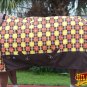 66" HILASON 1200D POLY RIPSTOP WATERPROOF HORSE COLD WINTER SHEET BROWN YELLOW