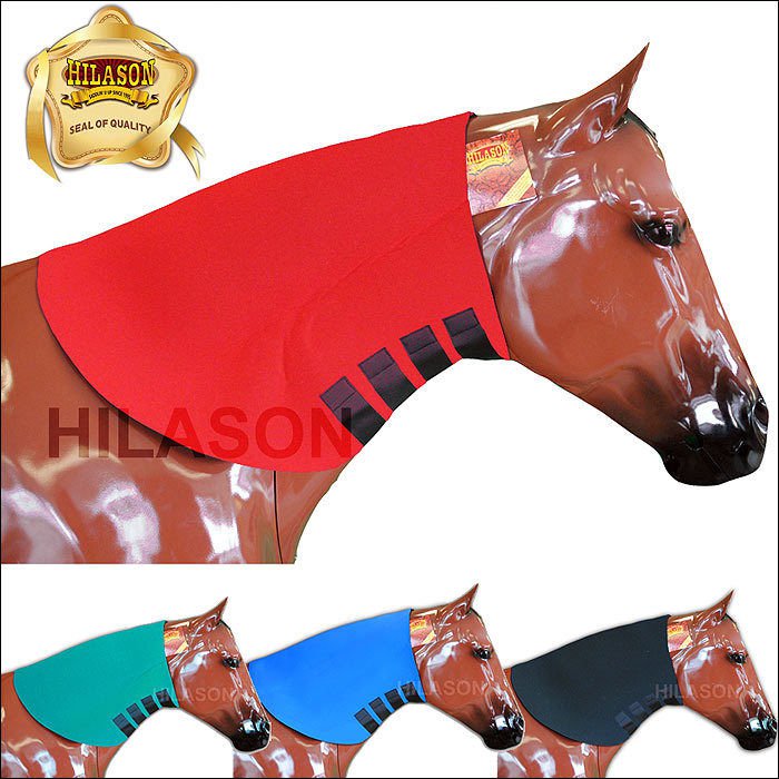 TOUGH FULL NECK SWEAT JOWL HORSE NEOPRENE WRAP COVER LARGE MEDIUM