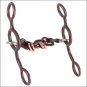 HILASON BROWN STEEL CHAIN HORSE TACK GAG BIT 6" CHEEKS