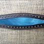 HILASON WESTERN LEATHER HORSE HEADSTALL BREAST COLLAR REINS METALLIC TURQUOISE