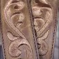 38 inch C279 JUSTIN BROWN GARDEN TRAILS LADIES LEATHER BELT COWGIRL WESTERN SHOW