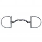 5" TOKLAT MYLER 3 3/8" MEDIUM DEE WITH WIDE PORTED BARREL HORSE MOUTH BIT