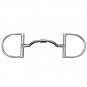 5" TOKLAT MYLER 3 3/8" MEDIUM DEE WITH WIDE PORTED BARREL HORSE MOUTH BIT