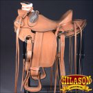 HILASON BIG KING SERIES WESTERN WADE RANCH ROPING COWBOY HORSE SADDLE 15 16 17