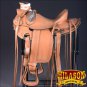 HILASON BIG KING SERIES WESTERN WADE RANCH ROPING COWBOY HORSE SADDLE 15 16 17